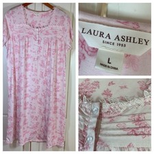 Laura Ashley Pink Toile Floral
