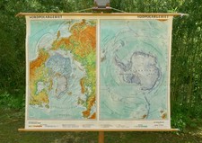 VINTAGE | SCHOOL WALL MAP