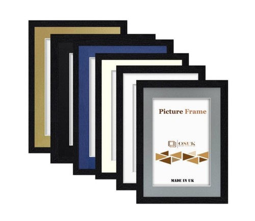 Black photo picture frame - black,