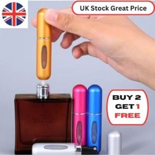 Refillable Perfume Atomiser 5 ml Spray Pump Portable Bottles Ideal for Travel