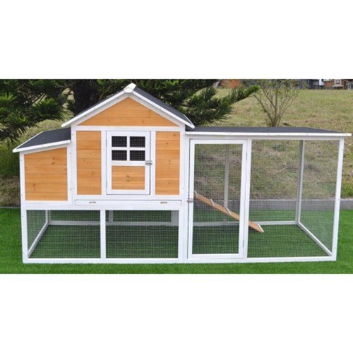 Large wood chicken coop - chicken,