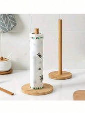 Wooden Roll Paper Towel Holder