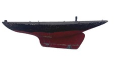 VINTAGE  LARGE WOODEN POND YACHT HULL. Over 100 years Old