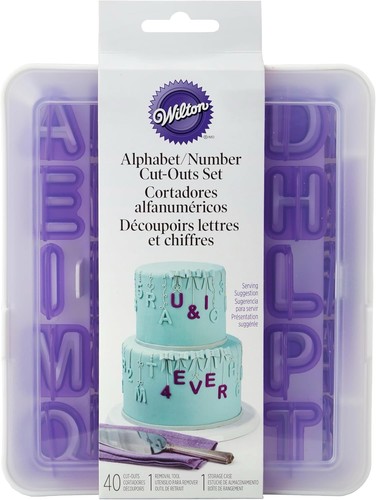 Cake decorating alphabet - cake,