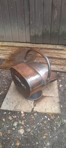 Coal scuttle victorian antique - coal,