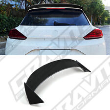 GLOSS BLACK REAR SPOILER BOOT WING ROOF LIP FOR VW SCIROCCO MK3 FACELIFT 14-17