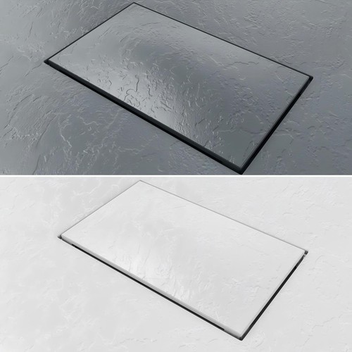 Anthracite white waste - anthracite/white,