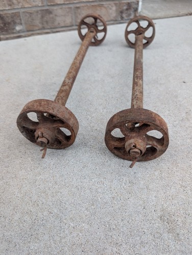 Industrial cart cast - cast, iron