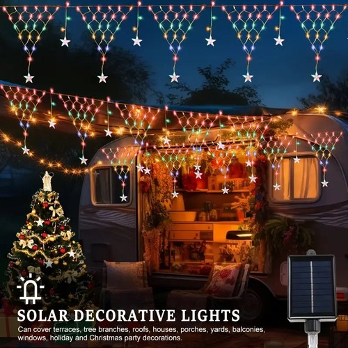 Solar led fairy string net - solar,