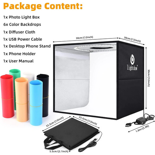 Portable led photo light box - portable,