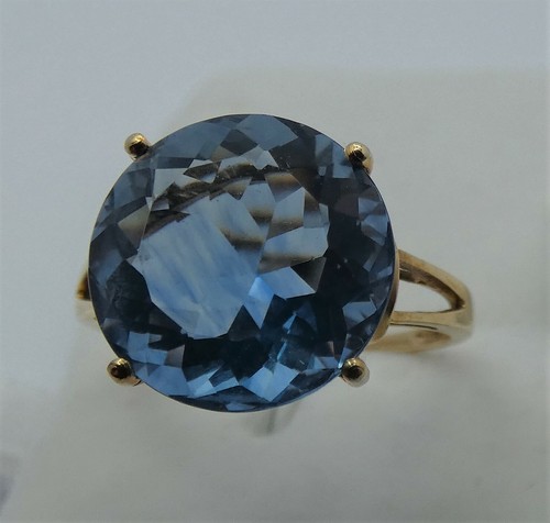 Colour change fluorite - fluorite, ring