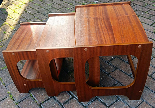 Vintage teak nest - nest, 3