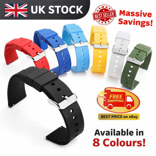 Silicone rubber watch - watch, strap
