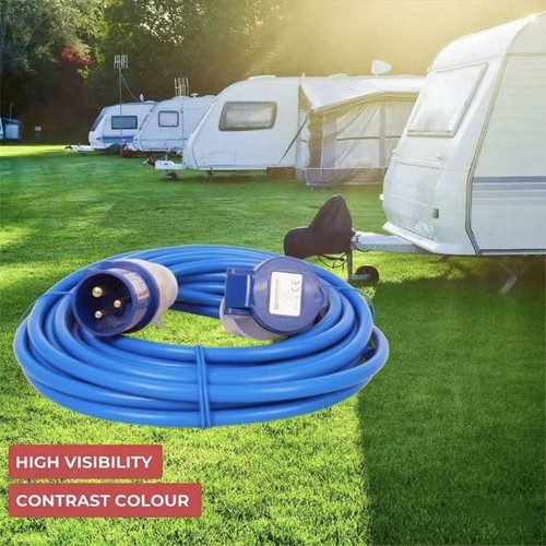 Caravan mains extension cable - caravan,