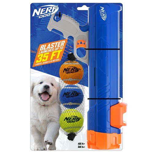 Nerf dog 12in blaster - dog, ball