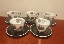 Royal Albert Masquerade Cup and Saucer x 5