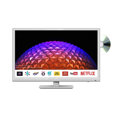Sharp white inch - hd, ready