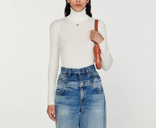 Sandro paris women ecru wool - ecru,