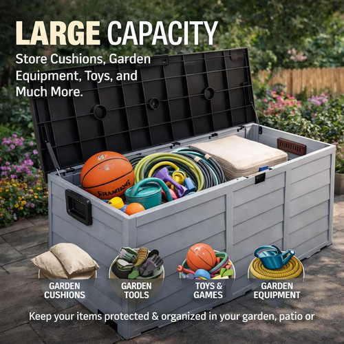 Large 290l garden storage - large,