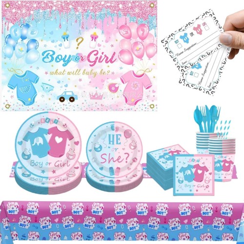 Gender reveal backdrop banner - gender,