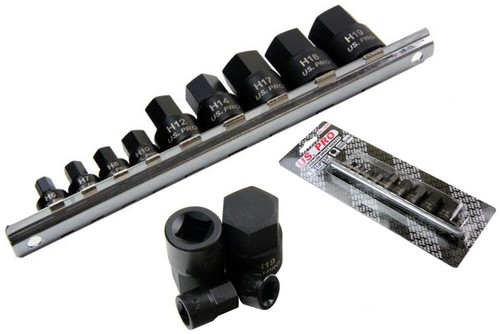 Pro tools 9pc 3 8 - tools, 3/8''