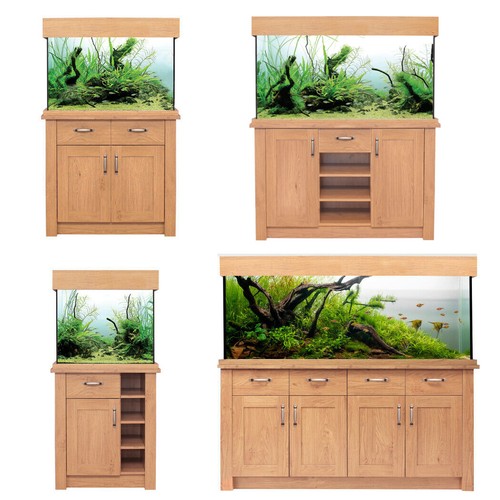 Oak style aquarium fish tank - style,
