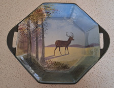 Art Deco Deer Dish D4644 Royal