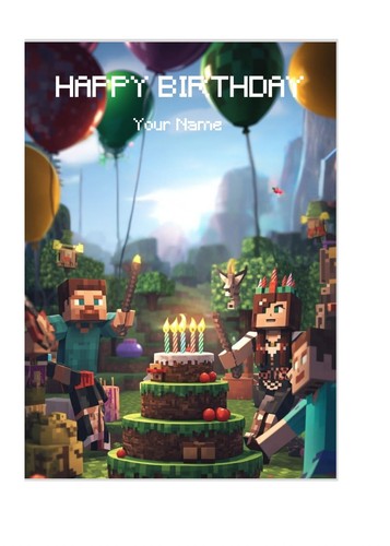 Minecraft game themed - minecraft,