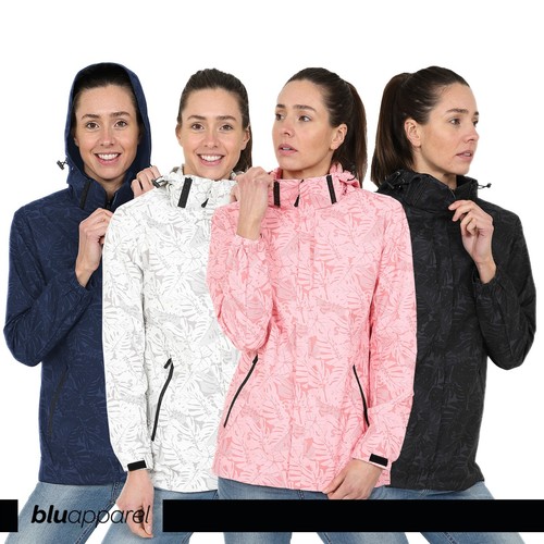 Ladies printed waterproof rain - printed,