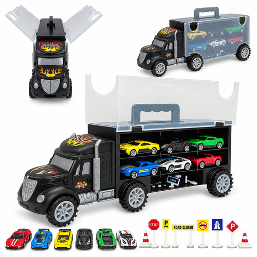 Toy car transporter - toy, truck