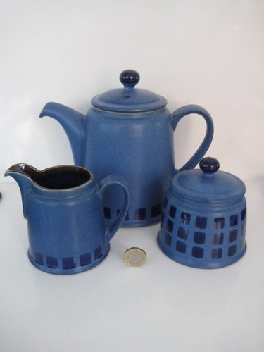 Denby pottery blue - denby, reflex