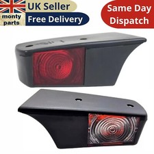 Set 2x Side Marker Lights E4 Marked Cabin for SCANIA 112 - 113 Red/White 12-24V