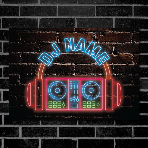 Personalised board neon - personalised,
