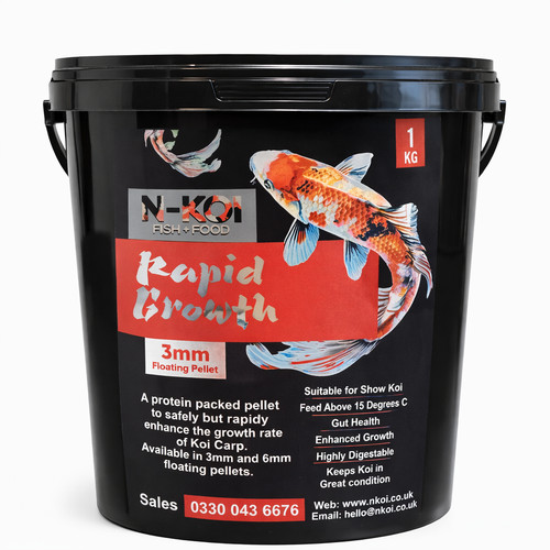 Protein koi rapid growth - 44%,