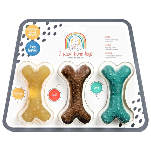 Puppy chew bone - chew, pack