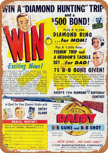 Metal sign 1961 - sign, bb