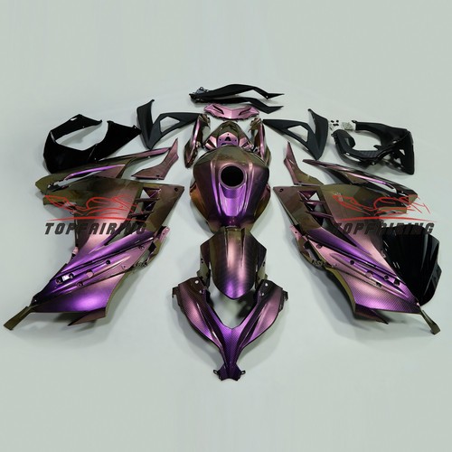 Gold purple chameleon - gold,