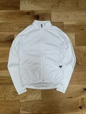 Santini White Cycling Zip Up