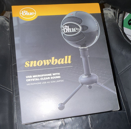 Blue snowball usb microphone - blue,