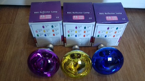 Coloured r95 e27 screw - coloured, e27/es