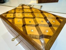 Jewellery burl wooden box Organizer Keepsake Storage Box Decorative Keepsake box