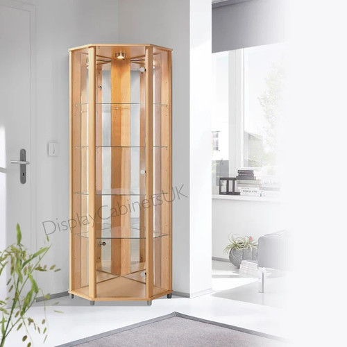 Glass corner display cabinet - ,