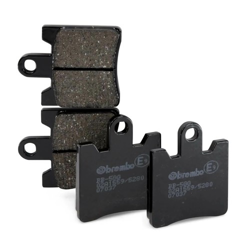 Pair brake pads brembo cc - brake,
