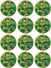 24 Bugs Insects Fairy Cake Toppers Edible Party Decorations