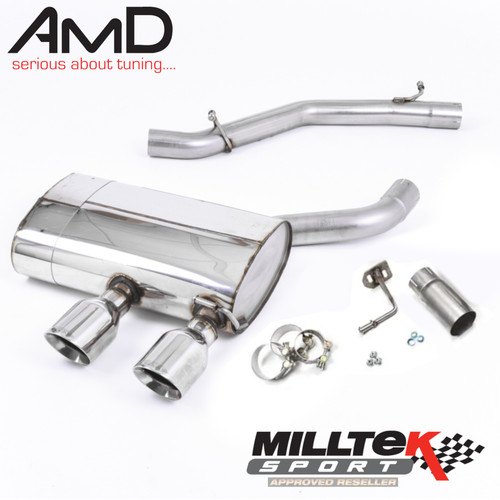 Milltek mk5 golf r32 cat - r32, back