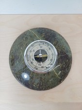Vintage Serpentine Stone Barometer S.B. Shortland SB