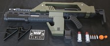 ALIENS M41a Pulse Rifle Replica Life Size,FULLY  ASSEMBLED PRINTED IN COLOURS !!