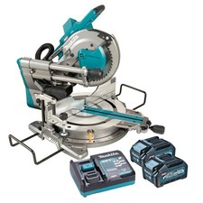Makita LS004GD201 40V XGT Slide Compound Mitre Saw 2 x 2.5Ah Battery & Charger