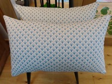 LAURA ASHLEY  Vintage  - PAIR - ‘ Palmetto ‘ 22 x 14” Cushion Cover D-Sided Zip