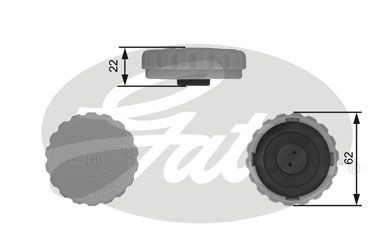 Gates radiator cap - gates,